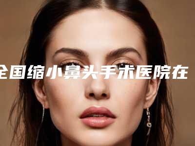 全国缩小鼻头手术医院在榜名单前20强不容错过-实力大咖技术到位