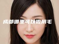 成都哪里可以做阴毛
