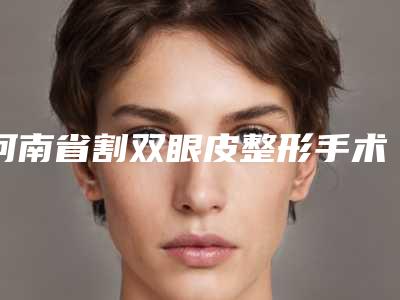 河南省割双眼皮整形手术医生排名榜前六榜单_价格费用明细等一一展现-池秀红医生看TOP榜谁更强