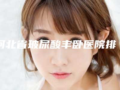 河北省玻尿酸丰卧医院排名榜十强连锁机构上榜(河北省玻尿酸丰卧整形医院)