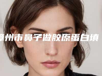 漳州市鼻子做胶原蛋白填充费用表明细火速安排(鼻子做胶原蛋白填充均价为:7842元)